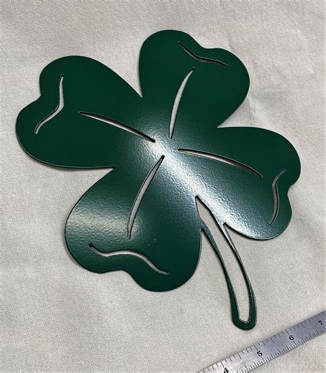 bracket for hanging metal shamrock|Metal Shamrocks .